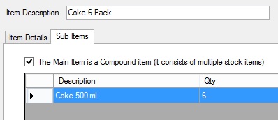 POS Compound Stock Item